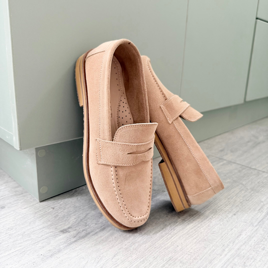 MOCASINES MARA - BEIGE