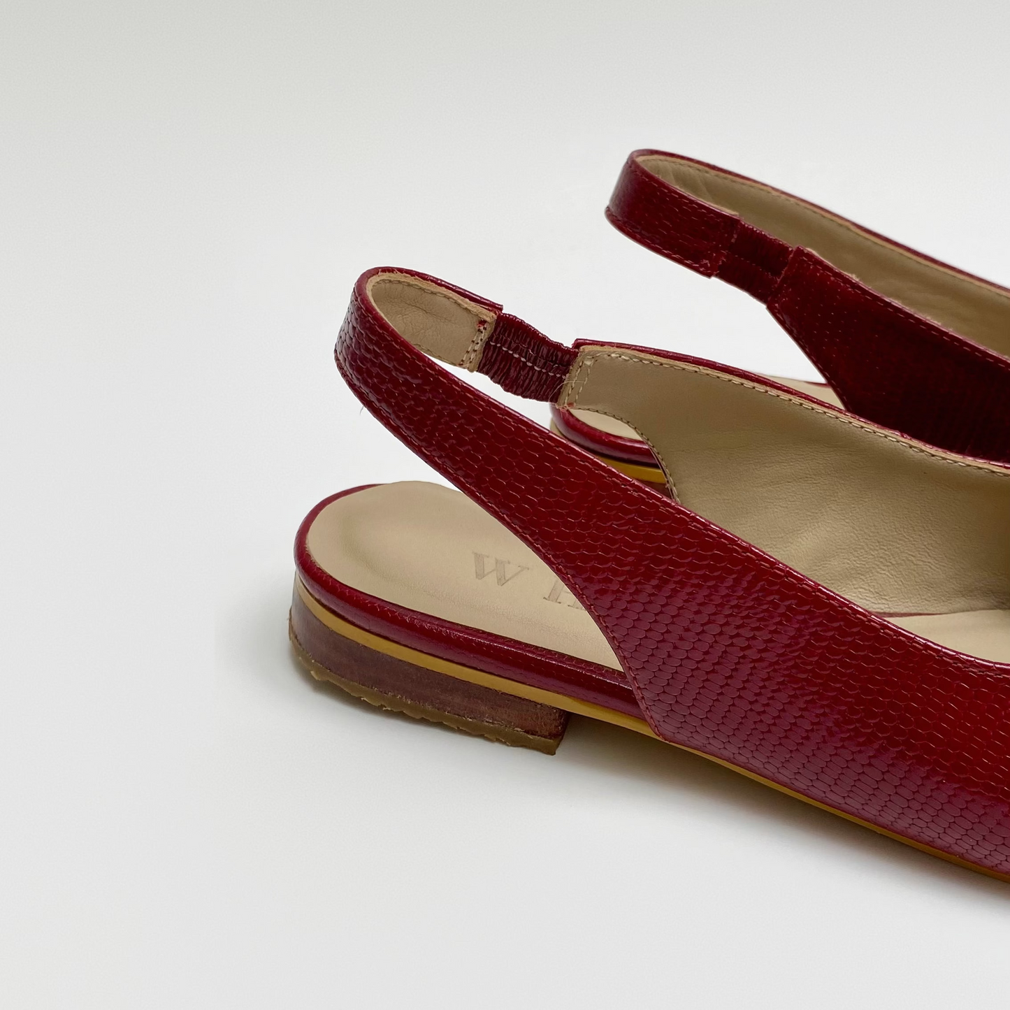 SLINGBACKS LOLI - CHERRY RED