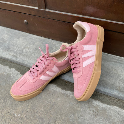 Zapatillas W en cuero - rosa