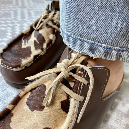 Zuecos mocasín Julia en cuero - vaca