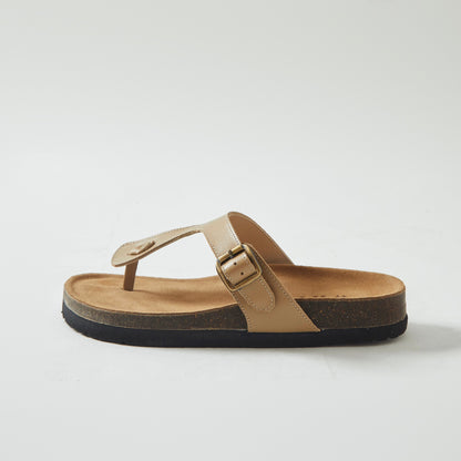 Sandalias Bora Bora de cuero - Beige