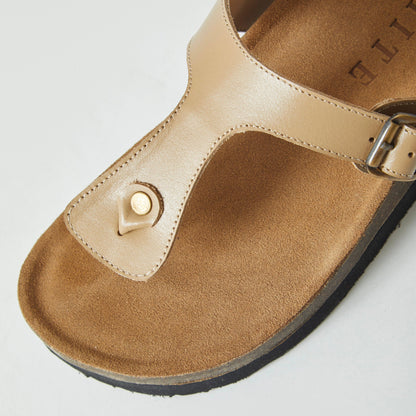 Sandalias Bora Bora de cuero - Beige