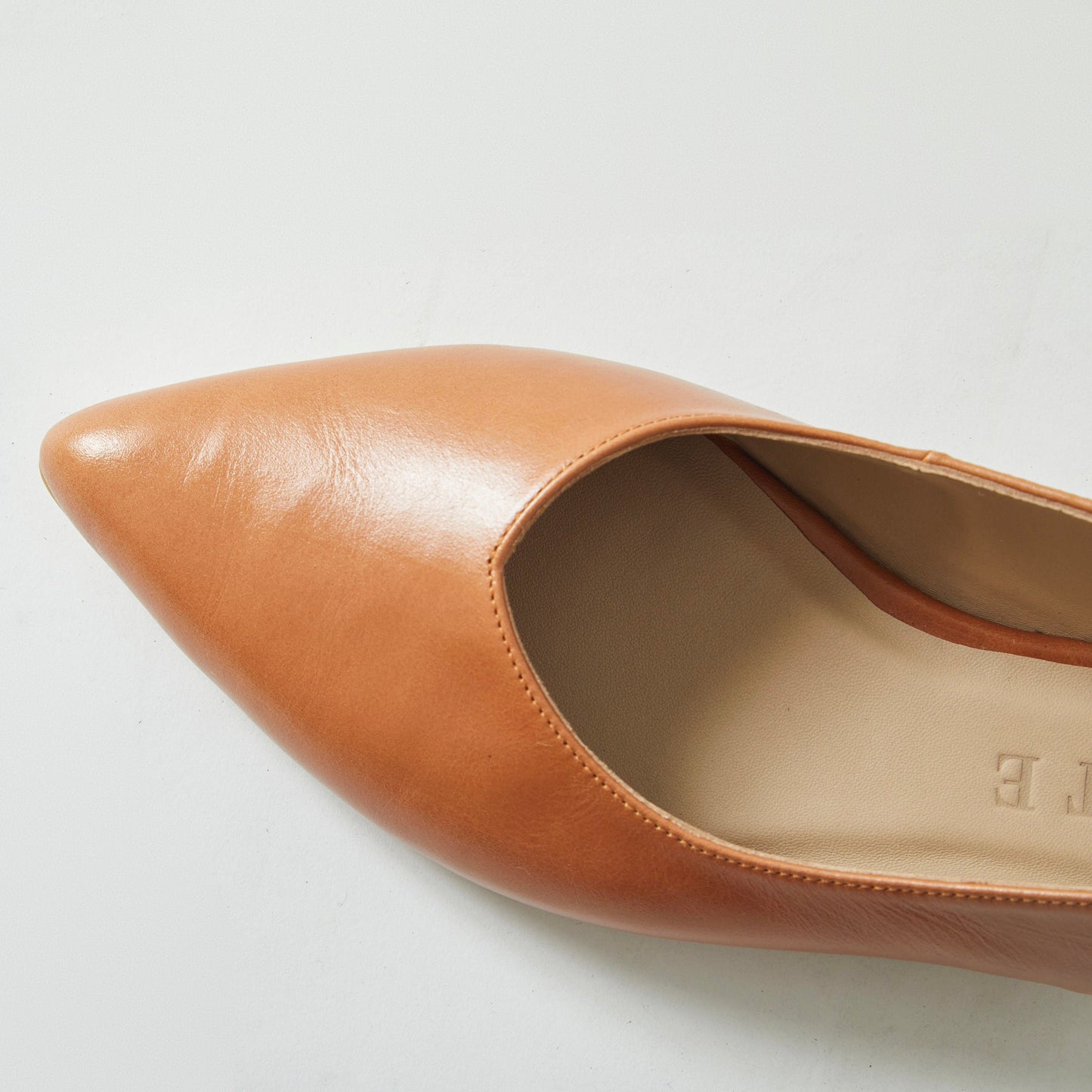 Slingbacks Loli en cuero - caramel