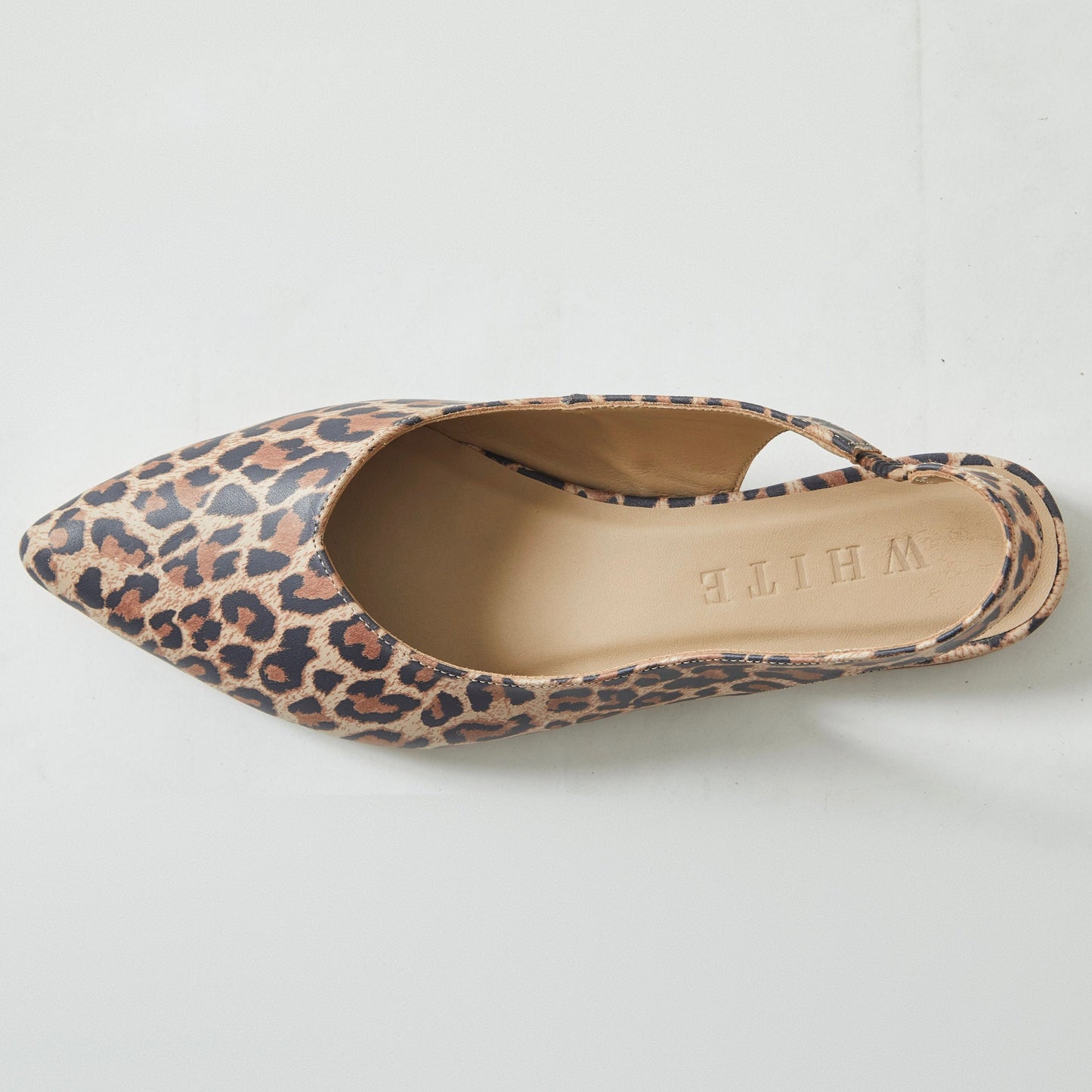 Slingbacks Loli en cuero - animal print