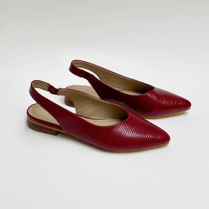 SLINGBACKS LOLI - CHERRY RED